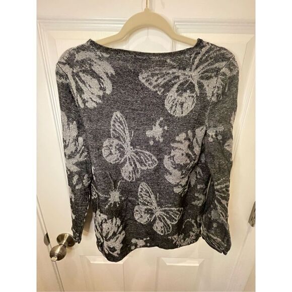Chicos size 0 small bundle women’s blouse black gray - Picture 4 of 13